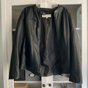 Black Vegan Leather Jacket